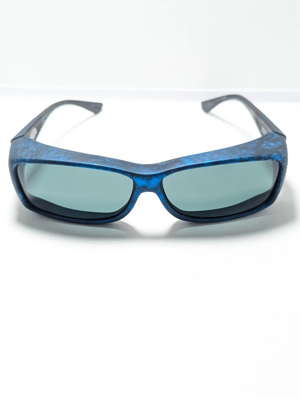 Cocoons C4214G WideLine Blue Outdoor Wraparound Fit Over Men's Sports Sunglasses